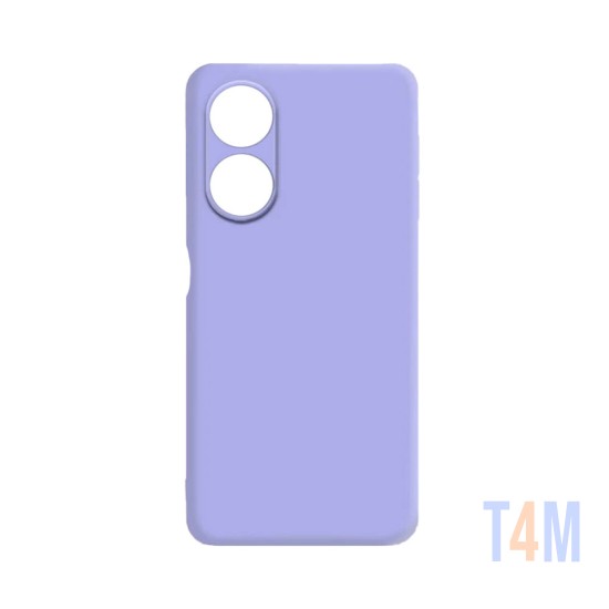 Silicone Case with Camera Shield for Oppo A58 5G/A78 5G Purple